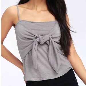 Project Social T Tie-Front Tank Top
